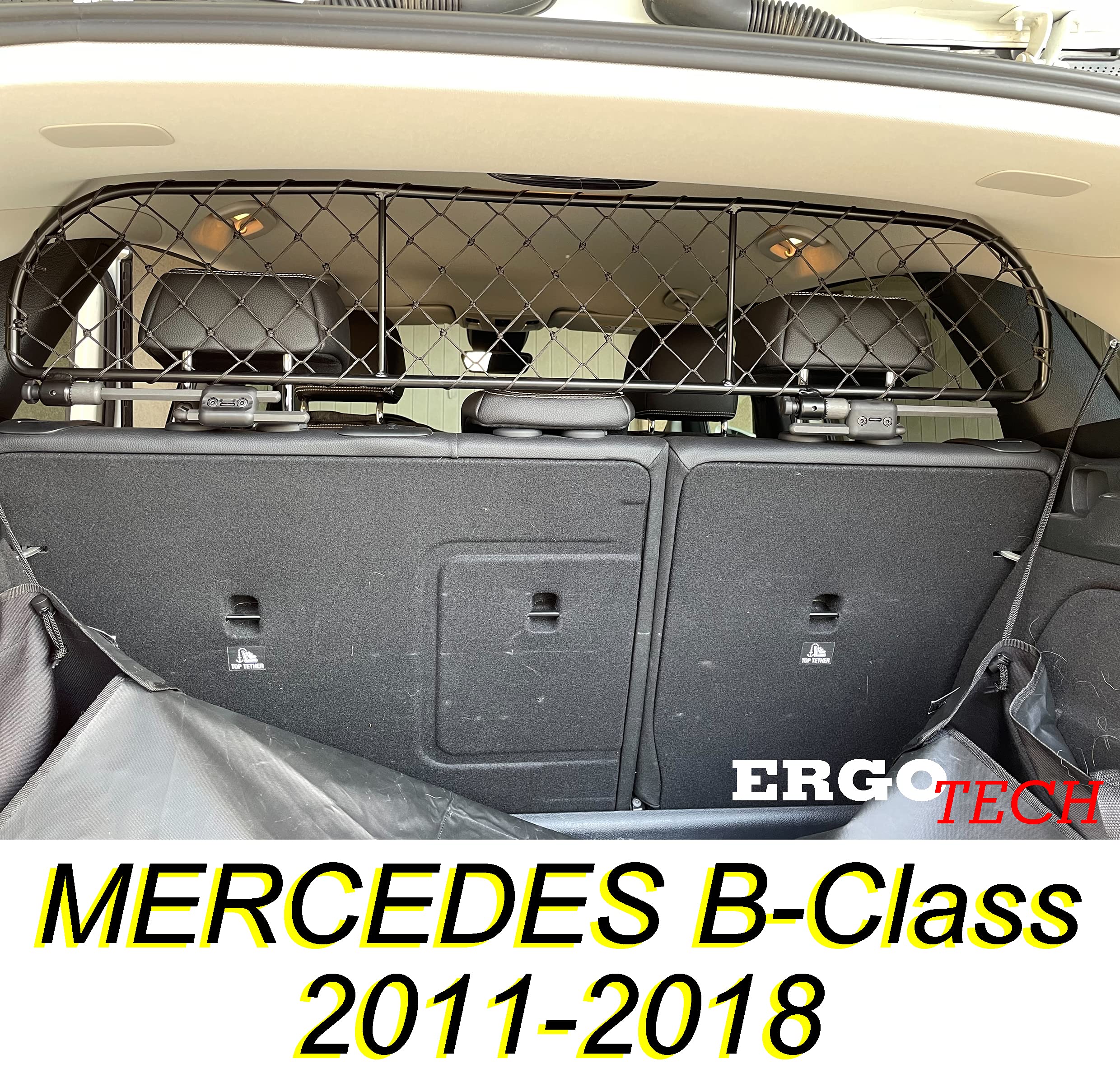Divisorio Auto Mercedes Classe B - Rete Sicura Per Cani E Bagagli 2011-2018 - Foto 8