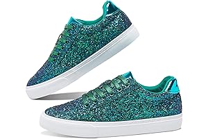 Stunning Green Glitter Sneakers: Shimmering Vibrance for Every Occasion