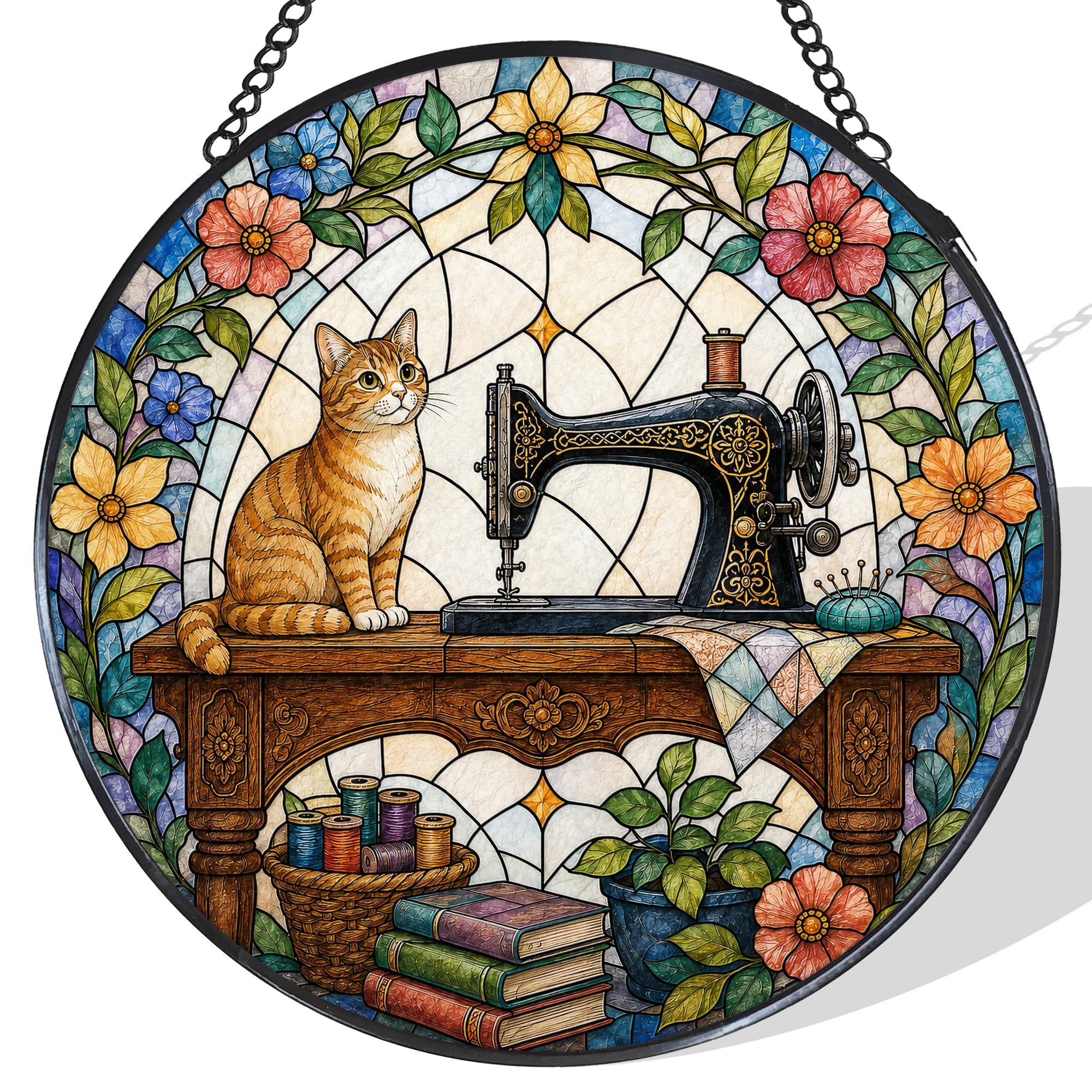Stained Glass Sun Catcher - Sewing Gift for Quilters -17