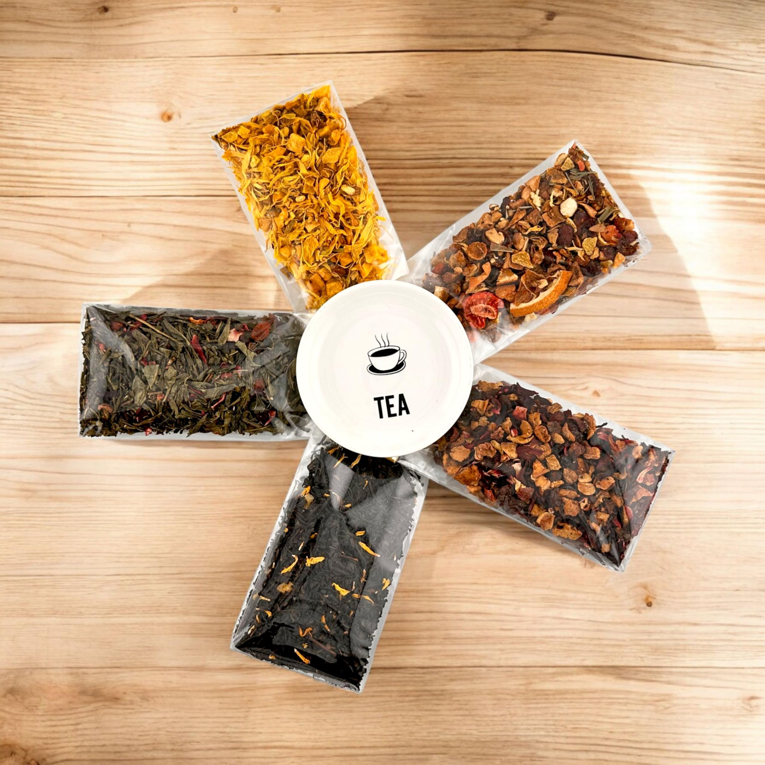 Set de regalo con té y dulces "Búho Sabio" UniTea Land