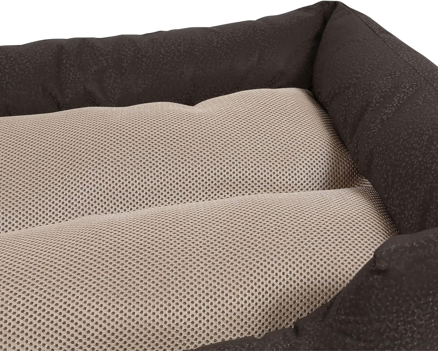 review long rich Cooling Pet Beds for Medium Dogs Cats, Dog Self Cooling Mat Pet Washable Summer Pads Beds Hot Weather Sleeping Kennel Bed (24 x 34 x 8 inches, Brown)