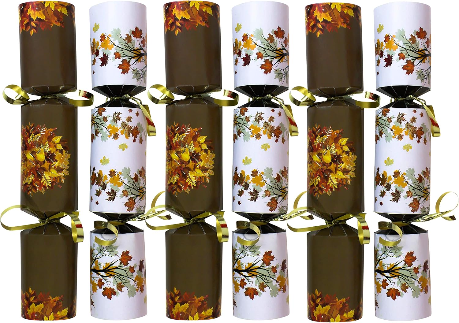 Iconikal 9-inch No-Snap Non-Popping Party Table Favor, Autumn Leaves, 6-Pack