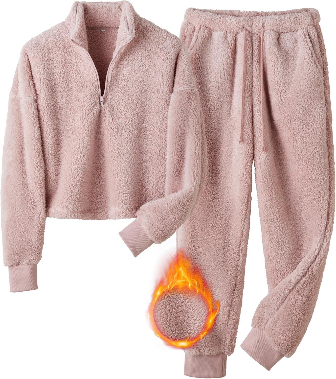 Women's Winter Fleece Pajama Set Soft Cozy Togo Ubuy