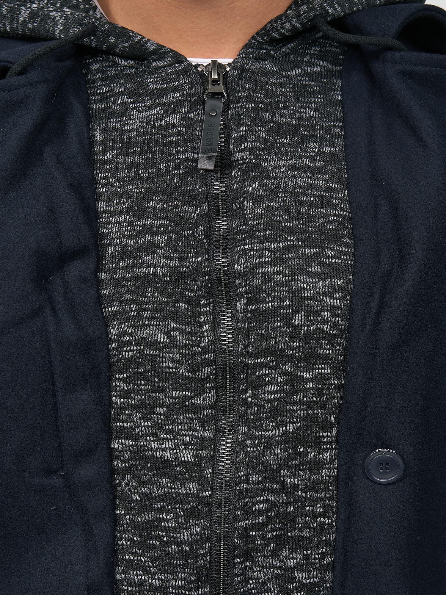 Indicode Uomini Cliff Coat | Cappotto corto con collo alla coreana