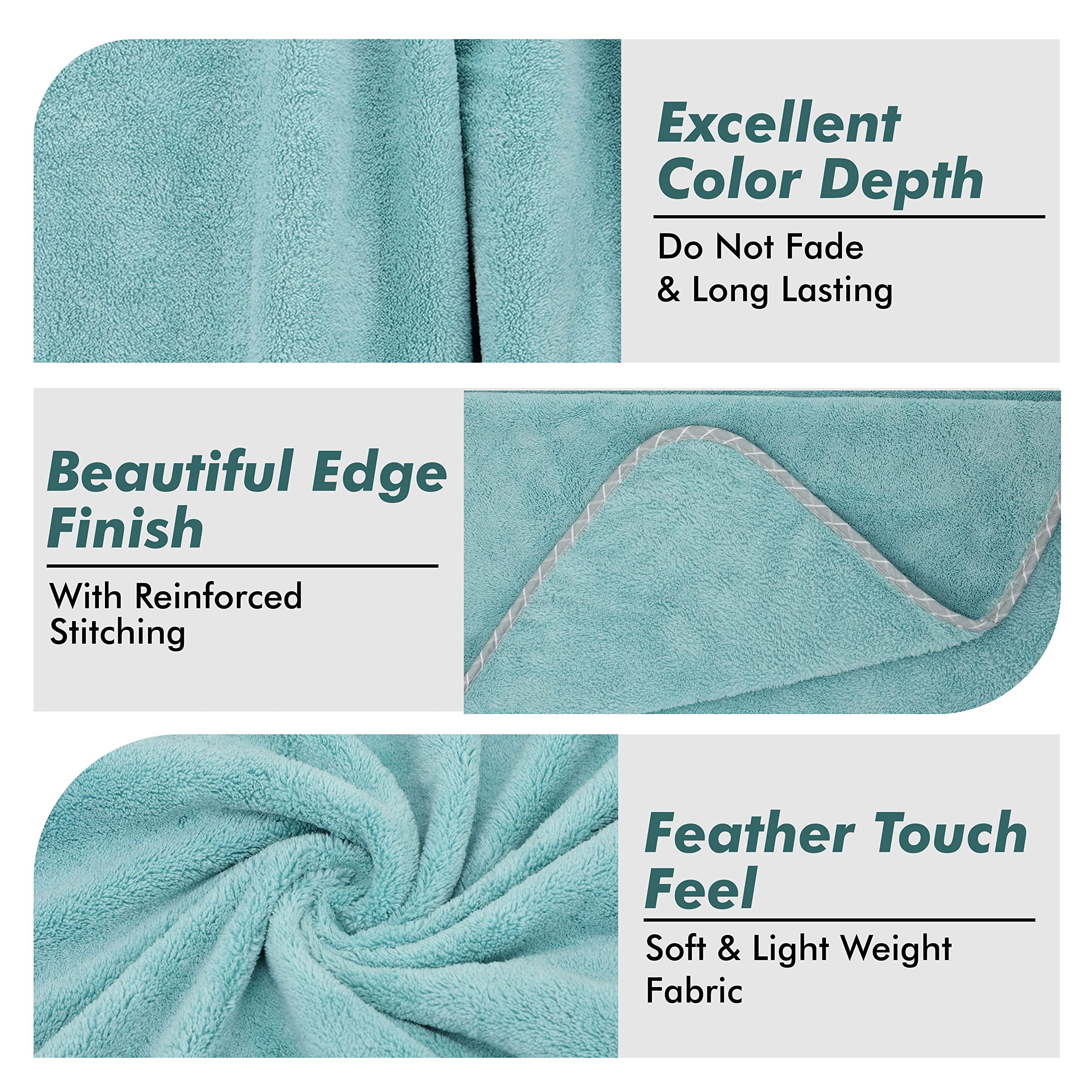 UrbanLeaf Microfiber Bath Towel - Quick Dry & Absorbent -3 UrbanLeaf Microfiber Bath Towel - Quick Dry & Absorbent -3