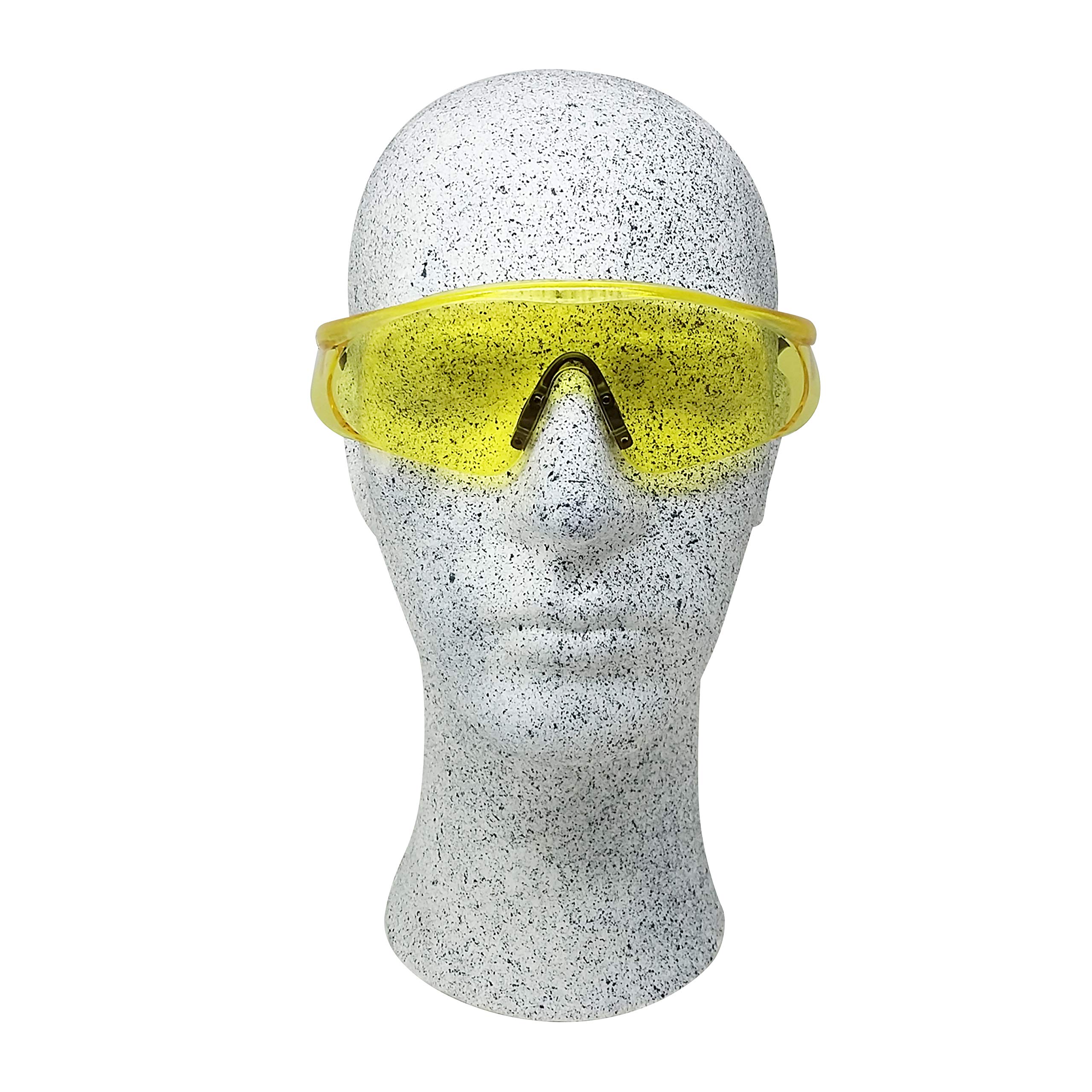 Oregon Q525250 okulary ochronne z ochroną przed uderzeniami i filtrem UV - żółte