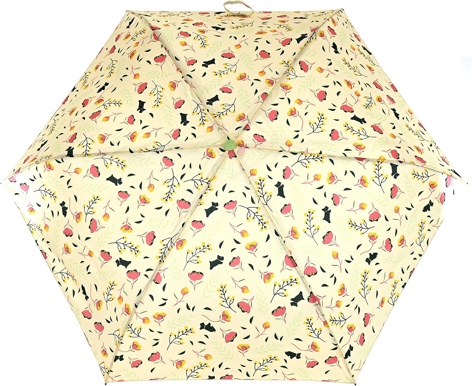 Radley Blooming Botanicals Mini Telescope Umbrella in Cream BigaMart