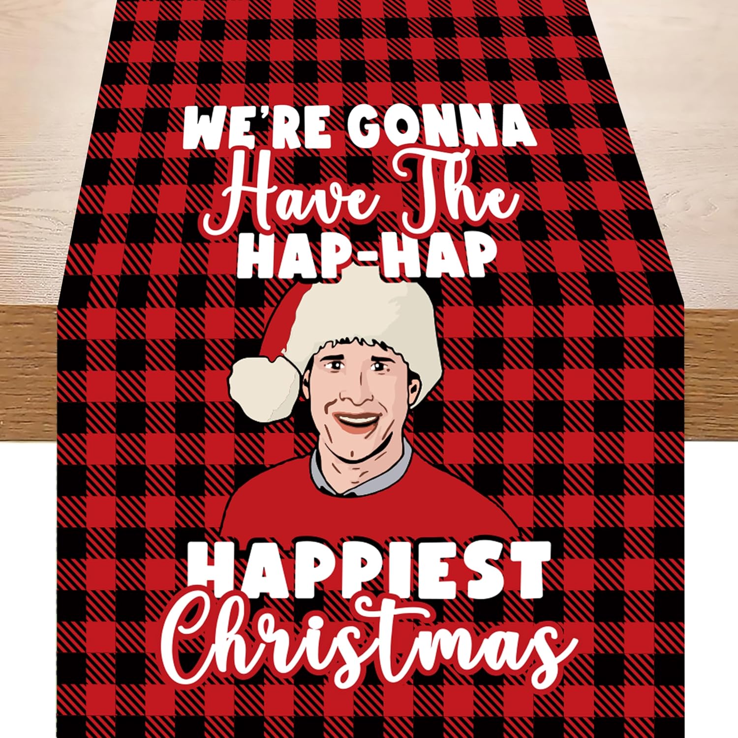 National Lampoon's Christmas Vacation Decor, Funny Christmas Table Runner, Griswold