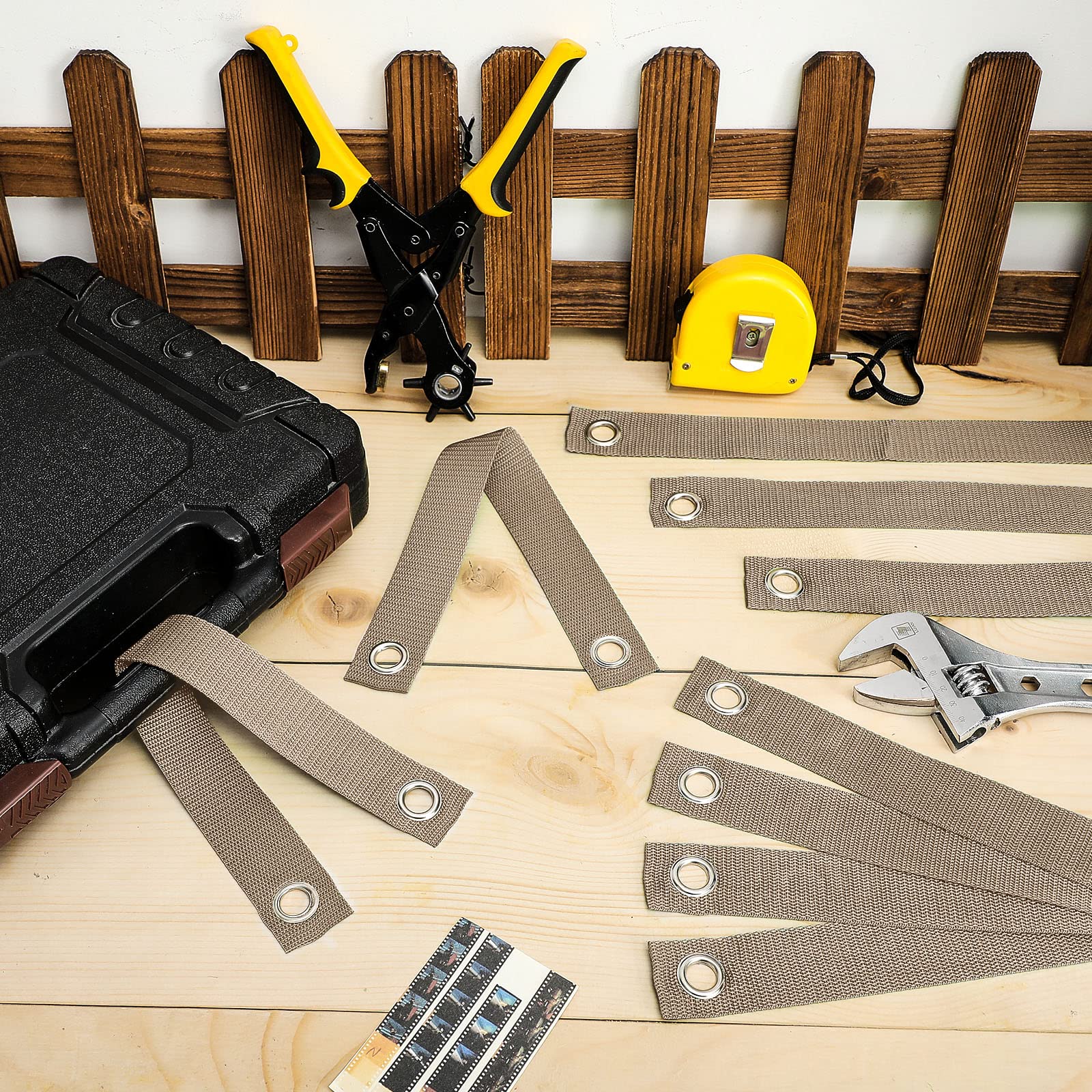 Lot De 6 Sangles D'arbre De 40,6 Cm Avec œillets Pour Haubanage Ou