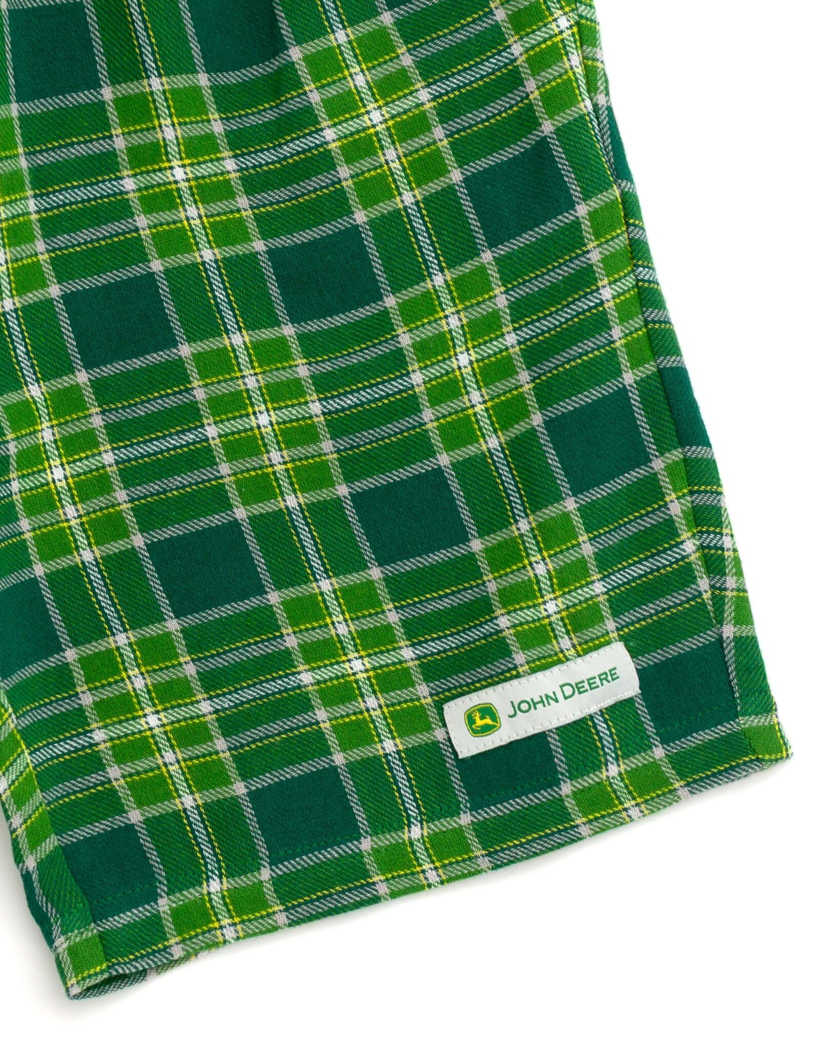 John Deere Completo con maglietta e pantaloncini da trattore per bambini grandi (2T - 10-12)