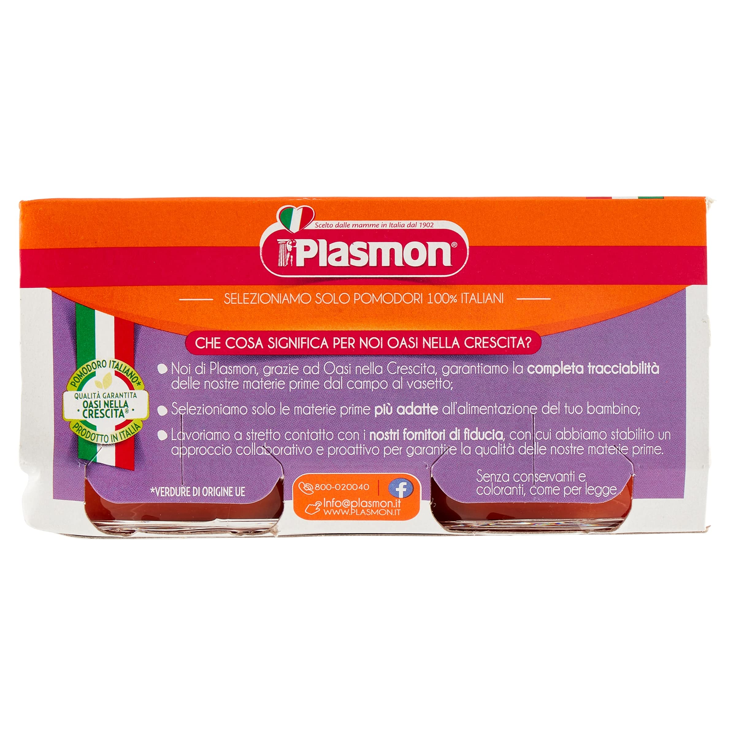 Plasmon Sughetto - Pomodoro e Verdure 2x80g (12 Confezioni)