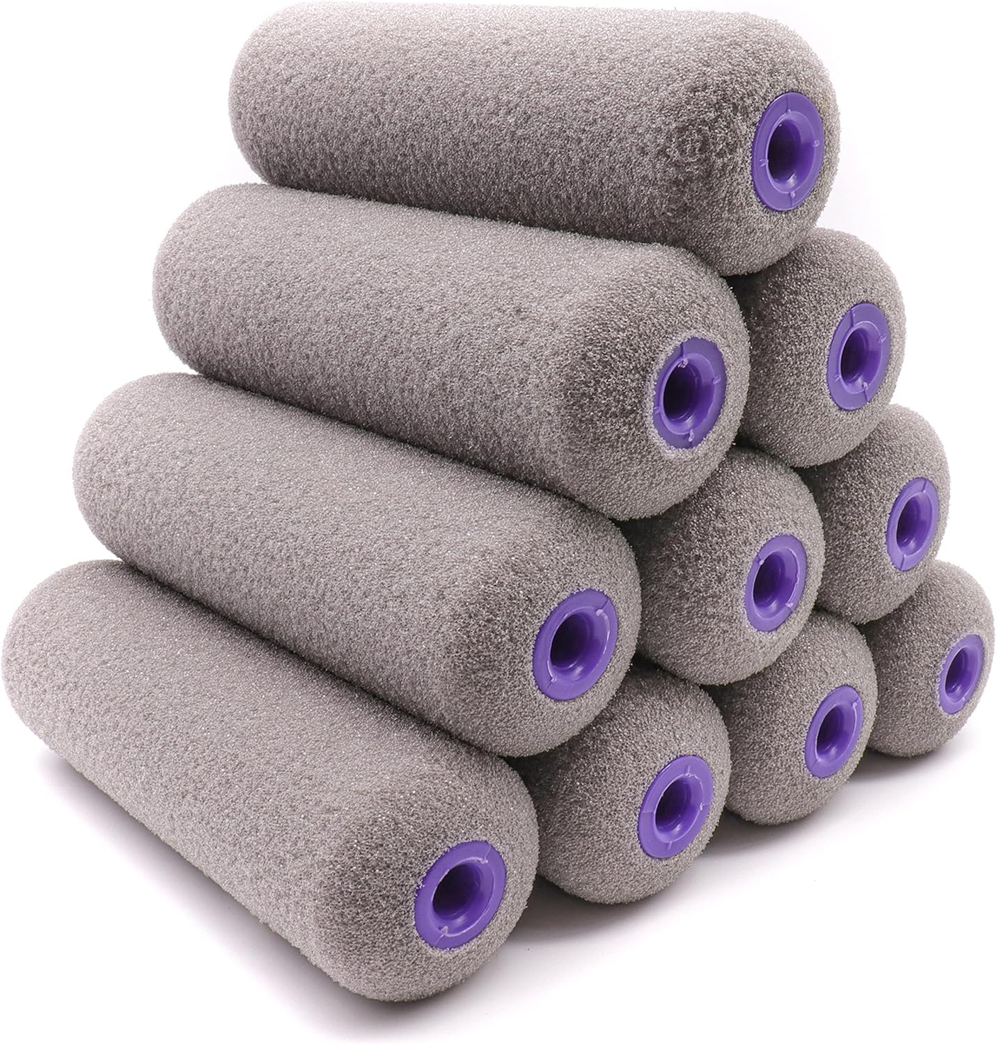 COTTAM Microcrater Foam Paint Roller Sleeves (Sponge) x10 Mini/Small