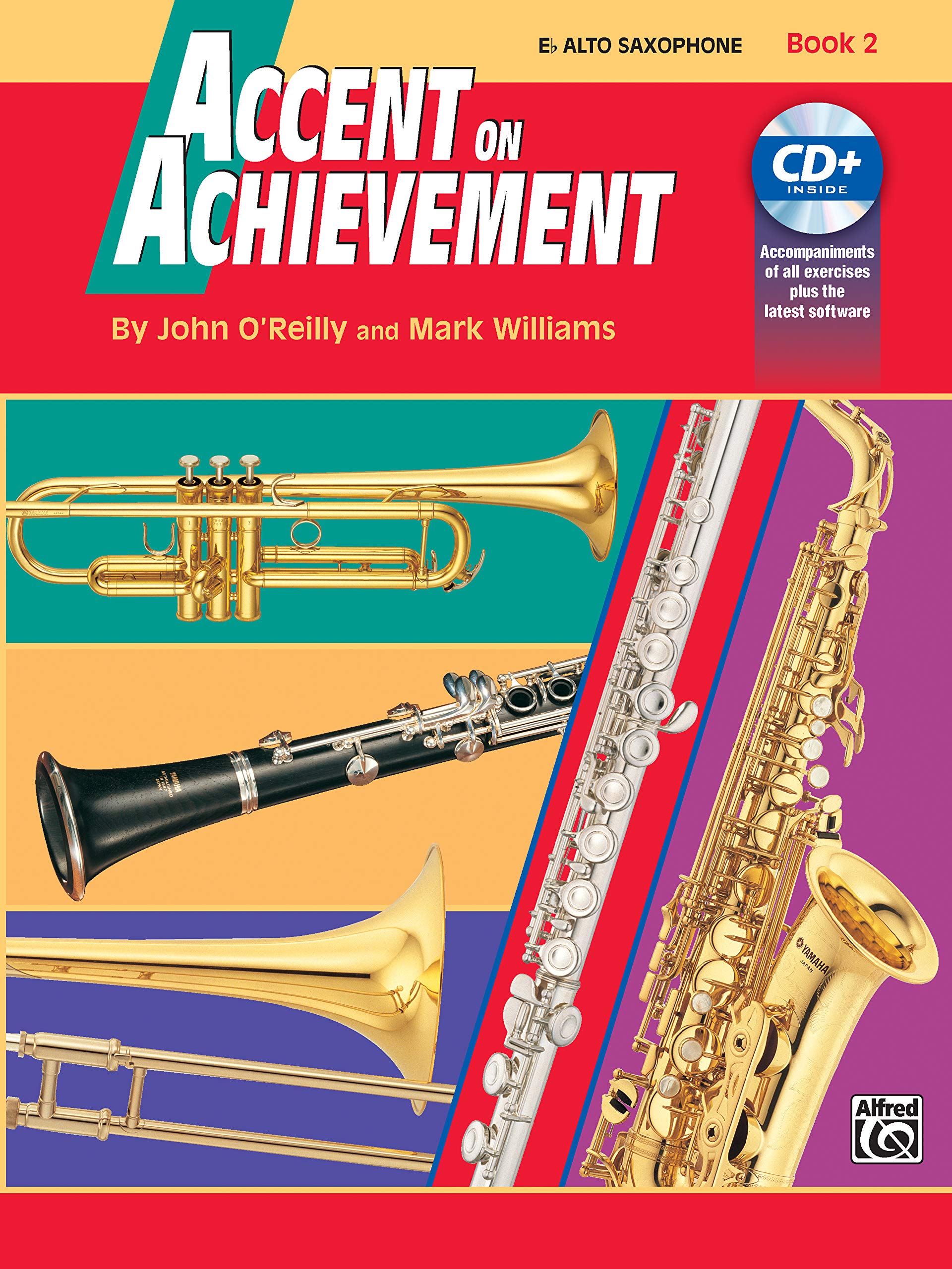 Accent on Achievement, Bk 2: E-flat Alto Saxophone, Book & Online Audio/Software