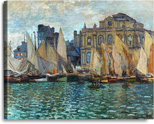 Miniatura 246 de A&T ARTWORK Antibes Seen from The Salis Gardens de Claude Monet Las Obras de Arte Clásico Mundial Reproducciones, Impresiones de Arte en Lienzo