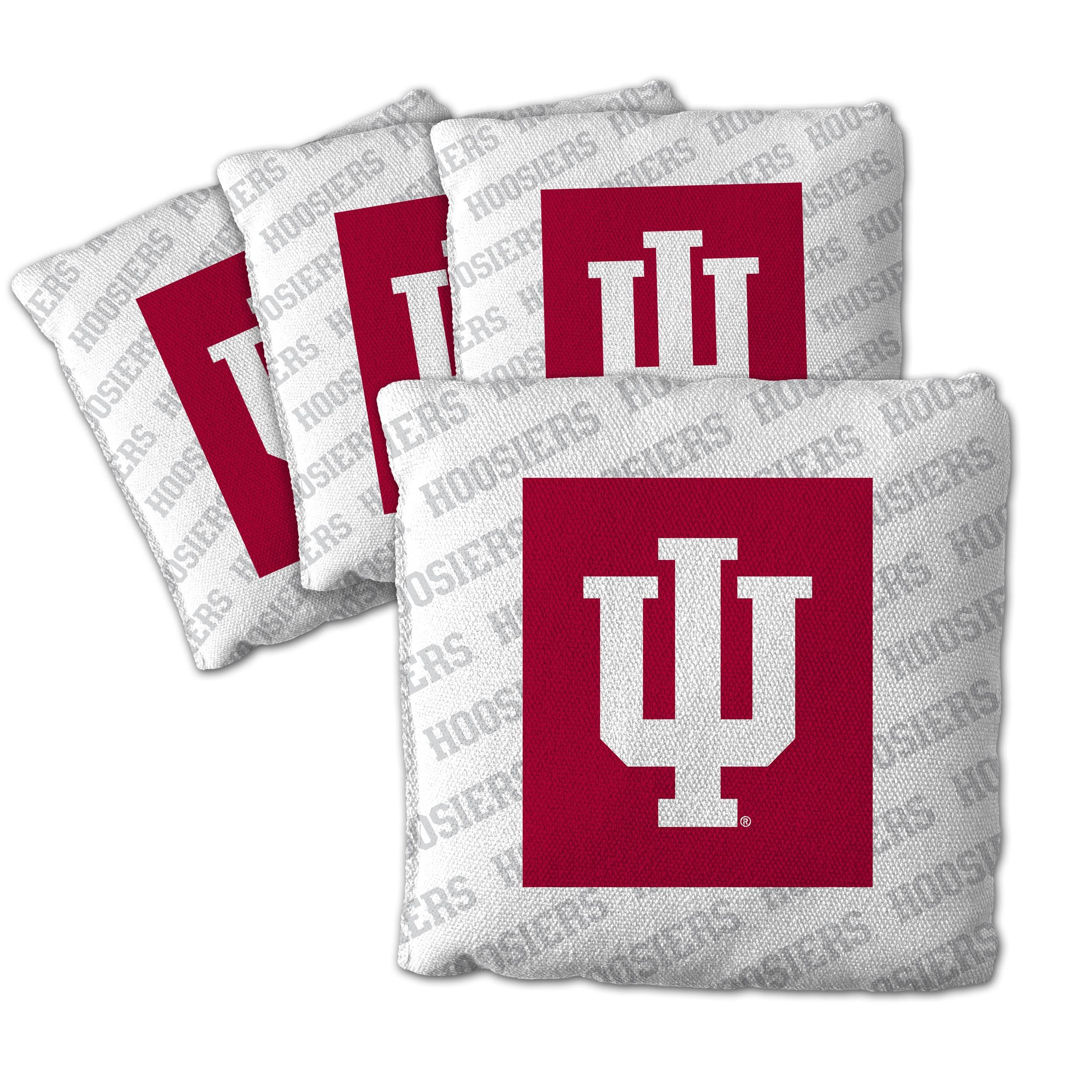 YouTheFan Officially-Licensed NCAA Set of 4 Cornhole Bags - All Weather Regulation 6” x 6” Size - 16oz Weight - Designed in USA