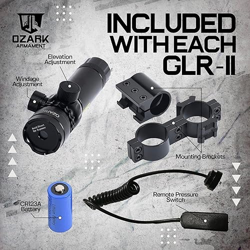 Miniatura 5 de Láser verde para rifle  Mira láser para pistola para rifles con riel Picatinny  Mira láser Picatinny para rifles y mira láser para escopeta  Montaje