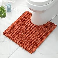 Vista 35 de FLOLEOPA Alfombras de baño de microfibra suave y esponjosa, tapetes de baño absorbentes, antideslizantes, lavables a máquina y de secado rápido