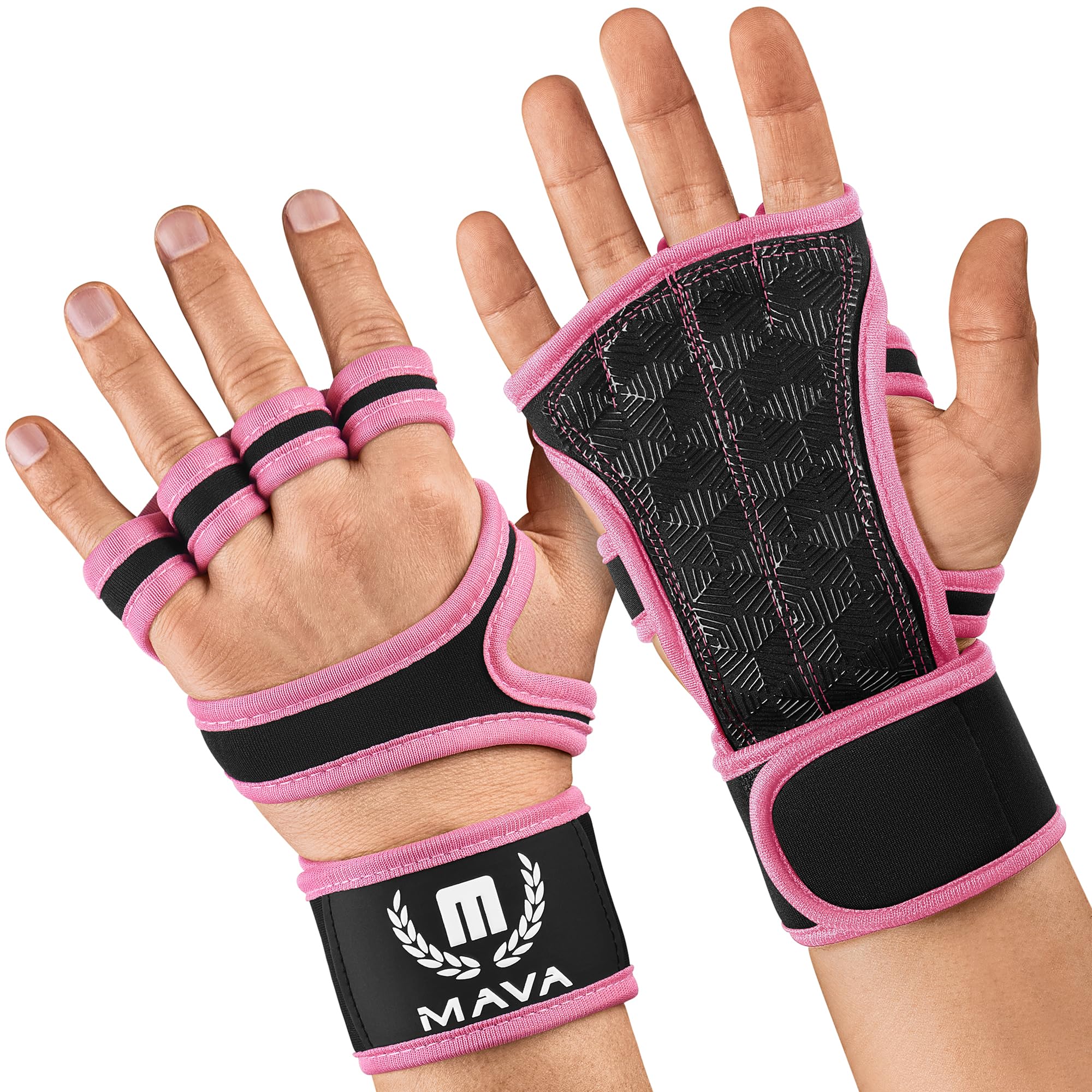 Mava Sports Weight Lifting Gloves with Wrist Support, Work Out Gloves, Gym Gloves - Great for Cross Training, Pull Ups, Calisthenics and Gym, Workout
