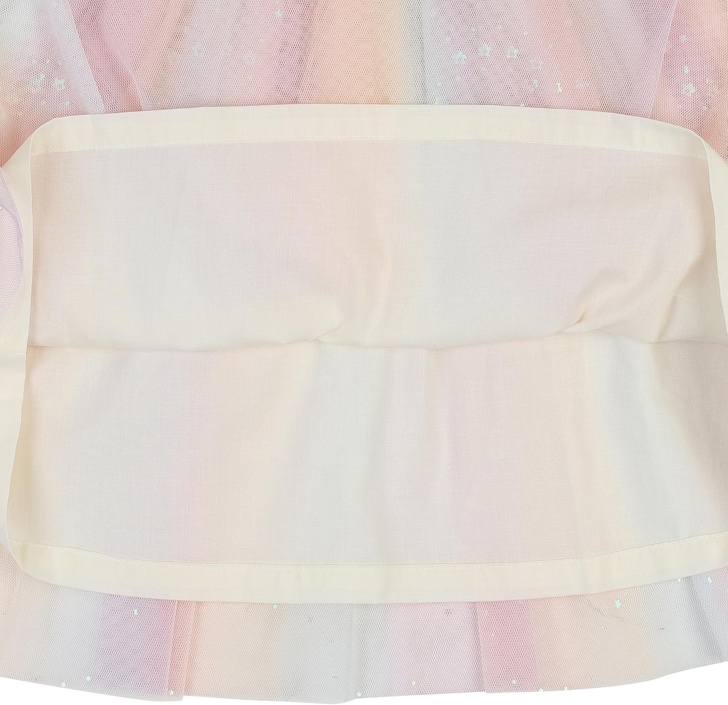 Girls Rainbow Tulle Princess Dress, Long Sleeve Sequins Party Dress, Pastel Colors Tutu Skirt, Special Occasion - Image 2