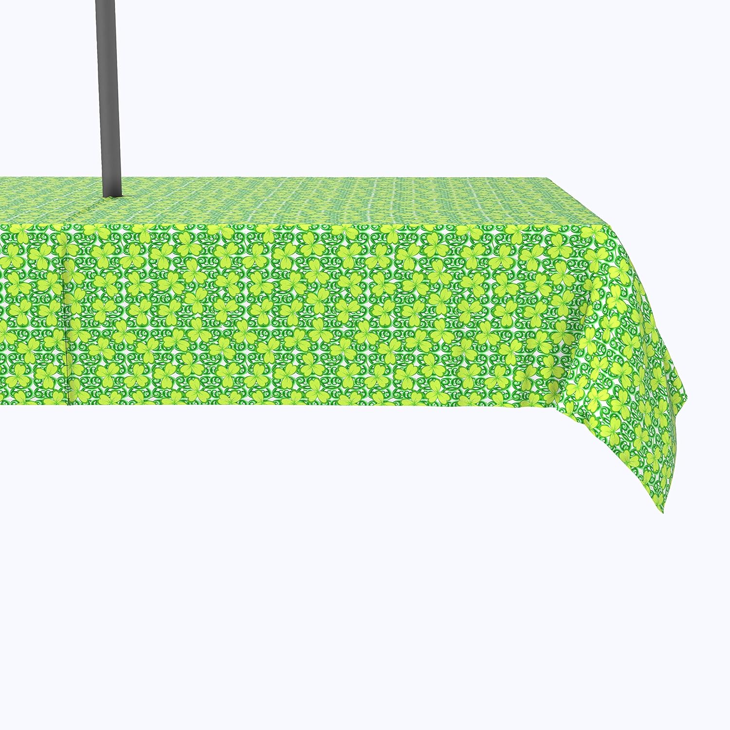 Fabric Textile Products, Machine Washable, 100% Milliken Polyester, Tablecloths, Table Runners, Napkins, & Outdoor Tablecloths, Celtic Foliage (Outdoor 60" x 120")