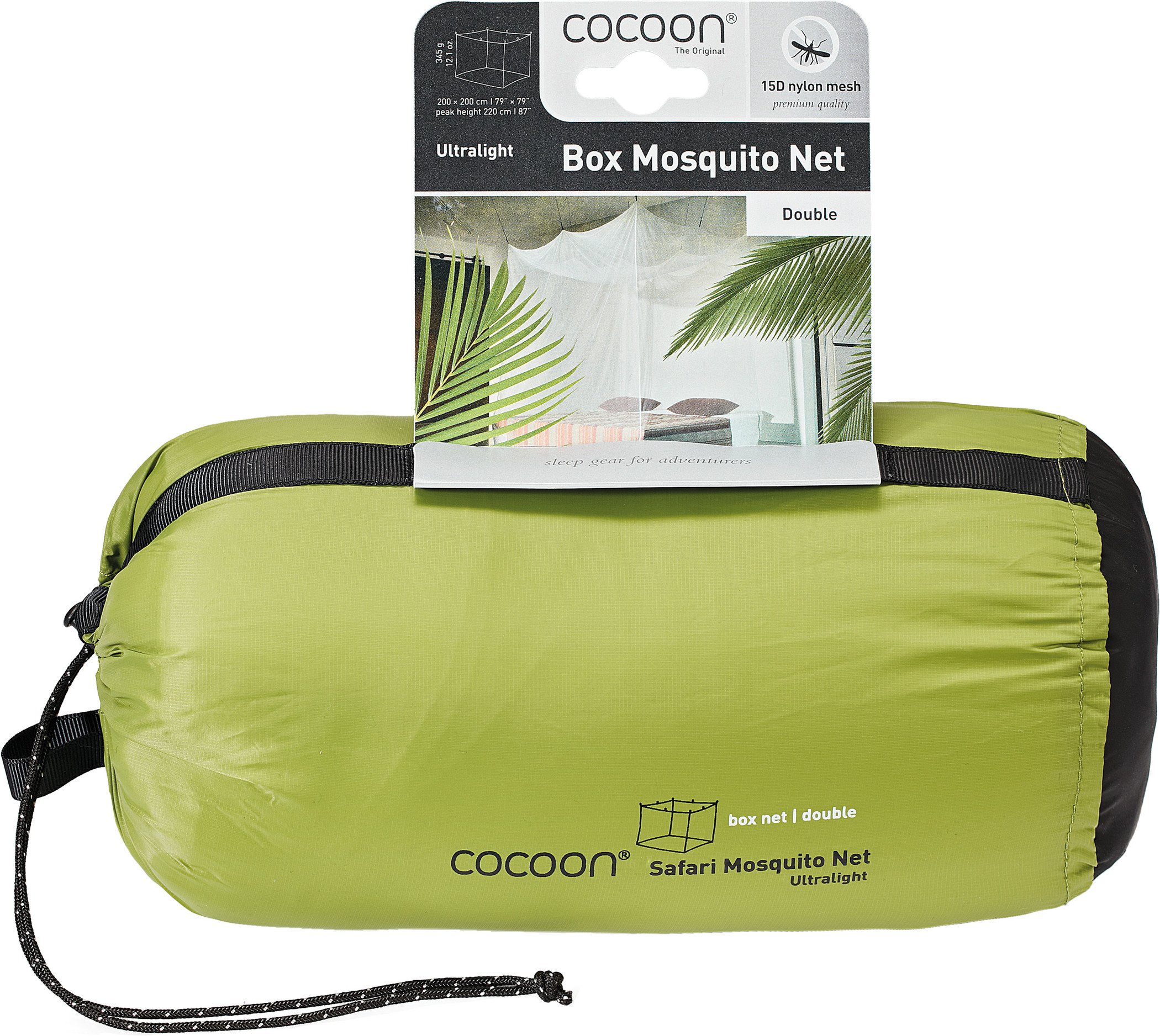 Cocoon - Mosquito Nets Ultralight - Mosquito Net Size 200 x 200 cm, White