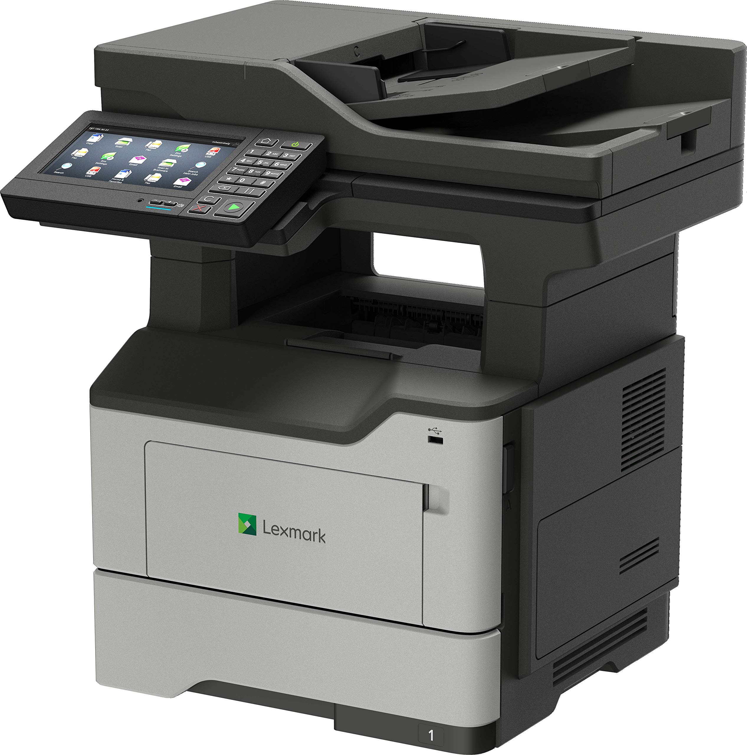 Lexmark MB2650adwe - Impresora láser Multifuncional, Color Negro y Gris