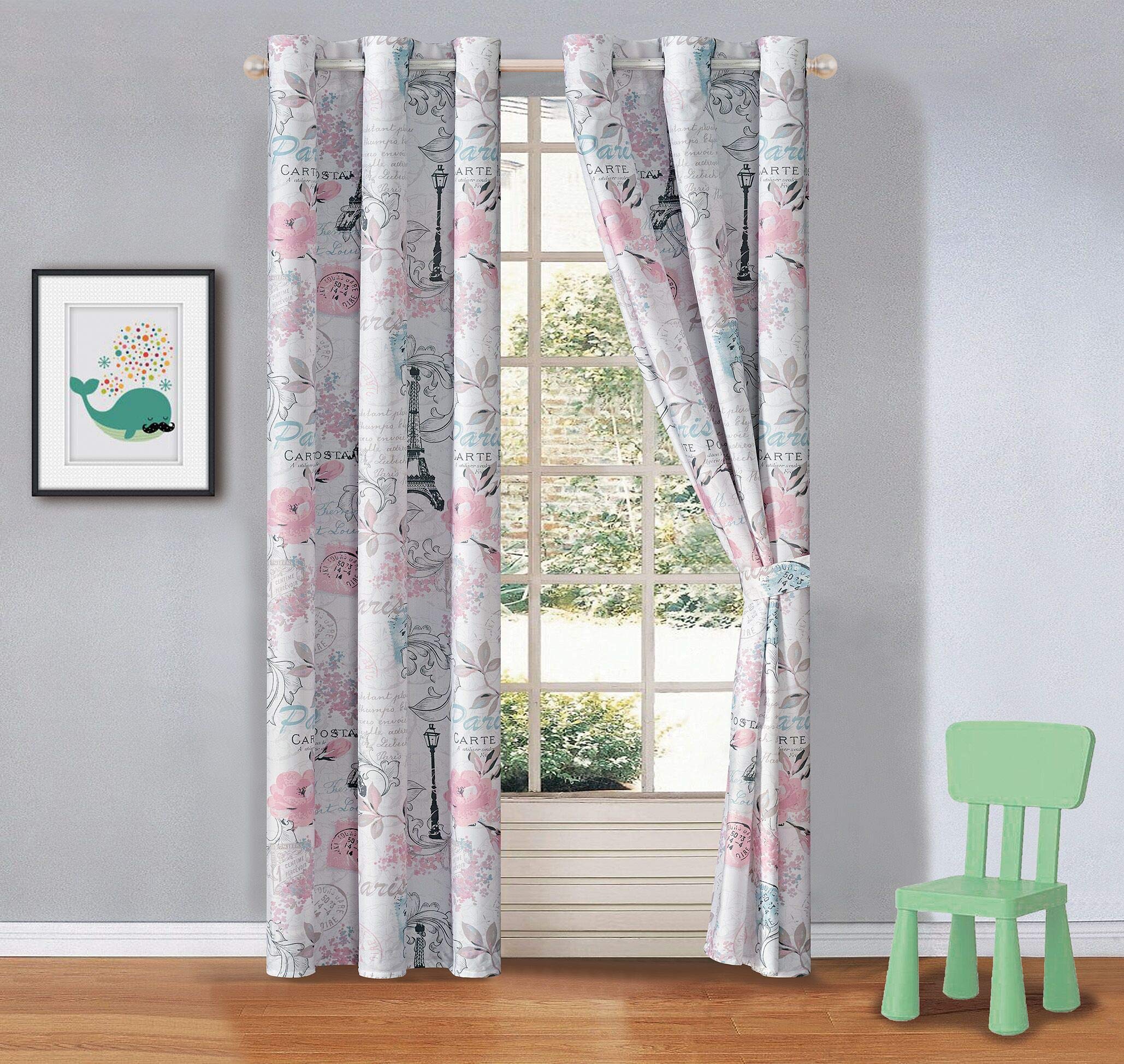 Eiffel Tower Bedroom Curtains Curtains & Drapes