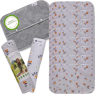 Wiederverwendbare Küchenrolle aus Baumwolle, 10 Stück waschbare Küchenrolle waschbar MADE IN EU; mehrveg wiederverwendbare Küchenpapier aus Stoff; nachhaltige Küchentücher; Reusable Kitchen Towels