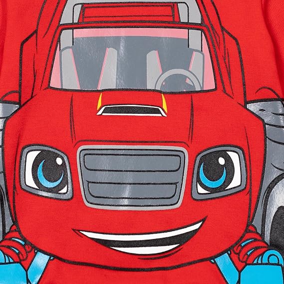 Blaze and the Monster Machines Zeg Stripes Pickle Fleece Pullover Hoodie and Jogger Pants Outfit Set Toddler to Big Kid