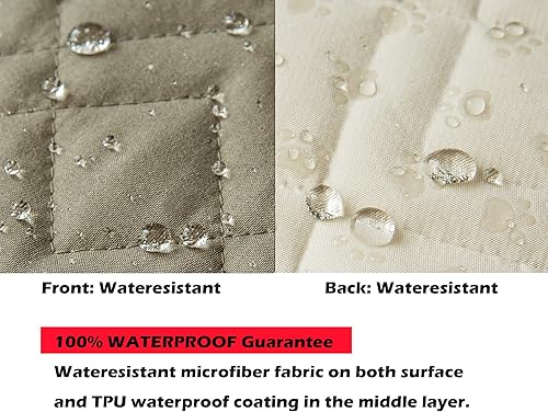 Miniatura 3 de Ameritex - Funda impermeable de sofá, 100% antideslizante, acolchada, protector de muebles para perros, niños y mascotas funda de sofá, lavable a
