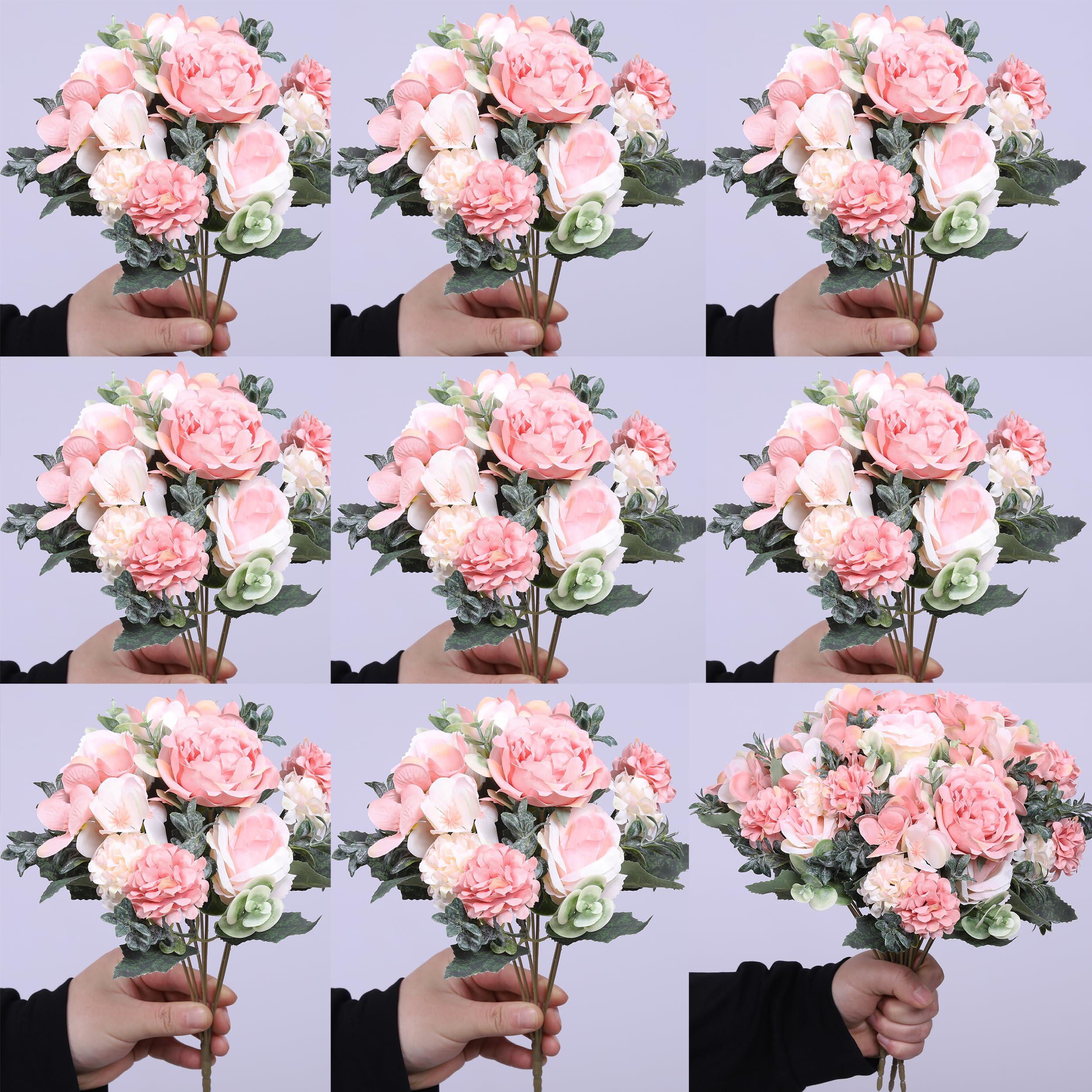 HZYZZYQ Peony and Hydrangea Set