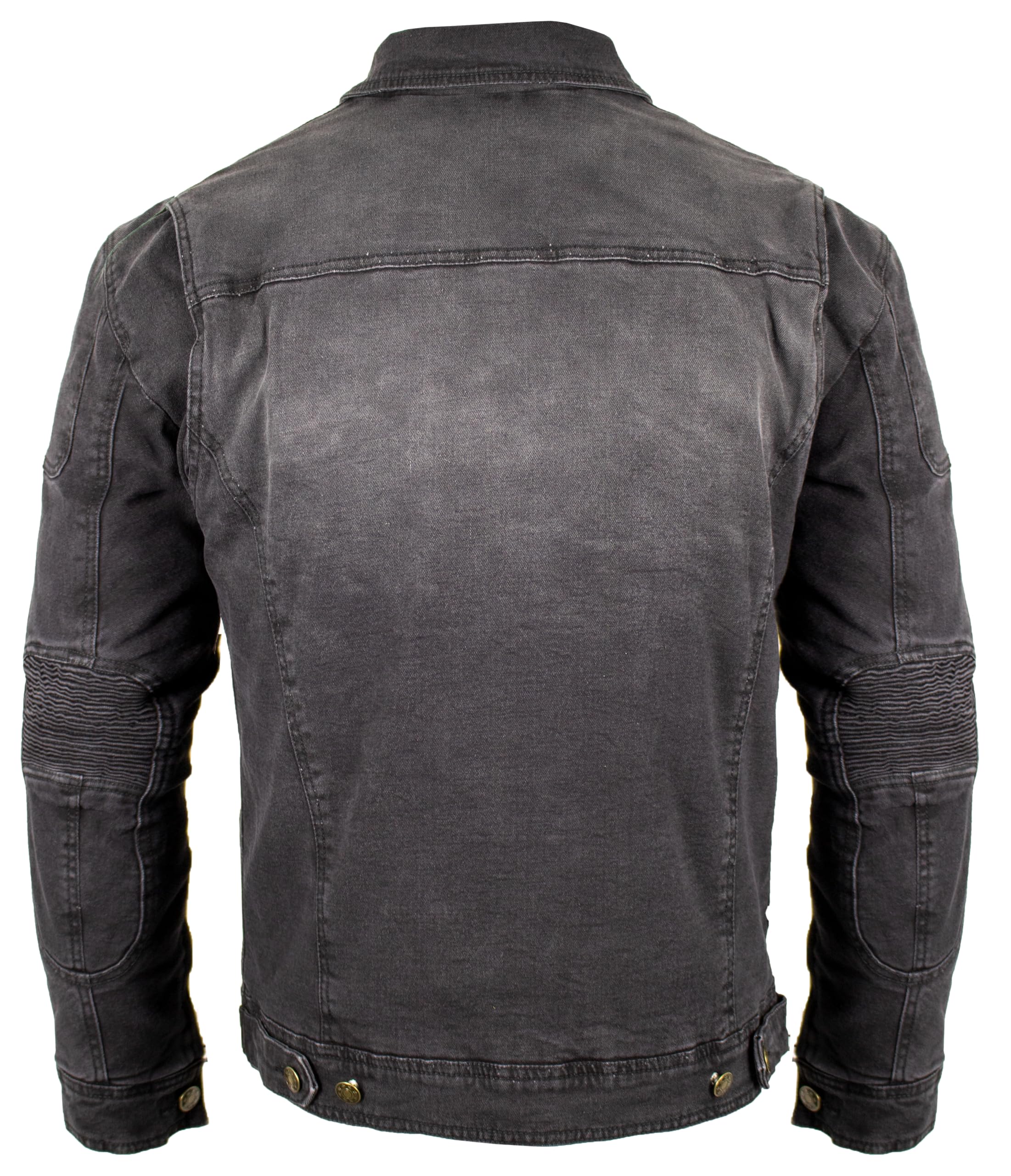 Herren Motorradjacke Jeans Jacke mit Protektoren