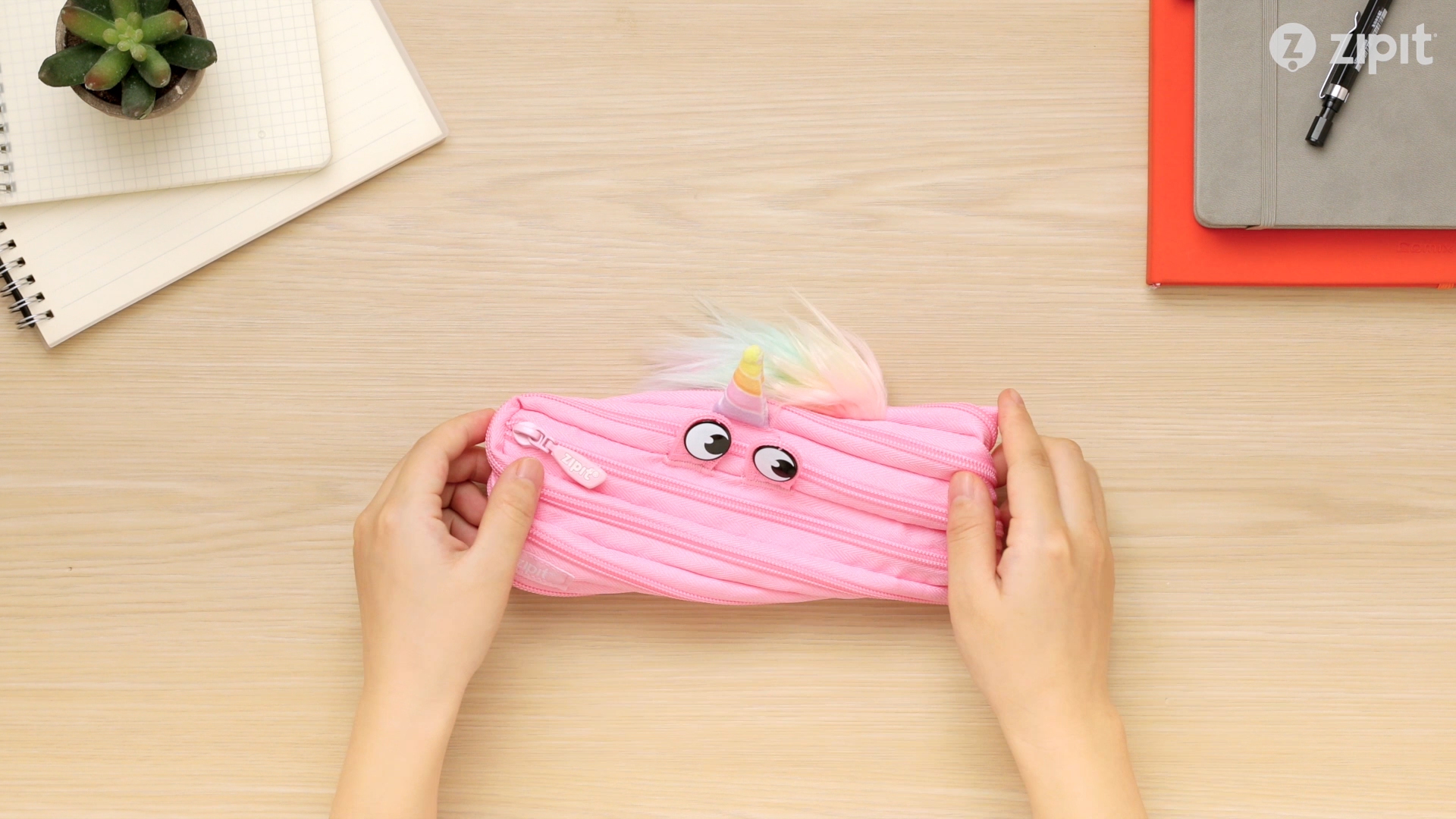 Amazon.co.jp: Zipit ZP ユニコーンモンスター ピンク サイズ：約W22