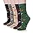 Velice Wool Socks for Women - Merino Wool Boot Hiking Thick Thermal Warm Crew Cushion Cozy Work Socks (5 Pairs)