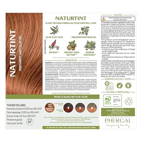 Vista 132 de Naturtint - Tinte permanente para el cabello, Paquete de 6, marrón claro (Light Chestnut Brown)