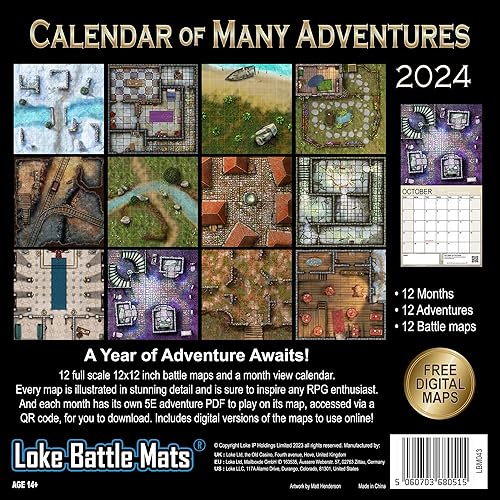Miniatura 2 de Calendario de muchas aventuras 2024 por Loke, juego de mesa de estrategia