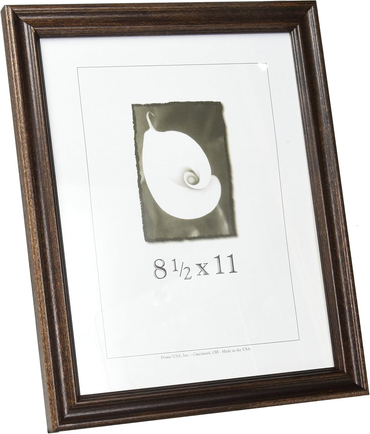 Frame USA 8x10 Classic Wood Picture Frames for Photos and Art (Cherry), Made in America