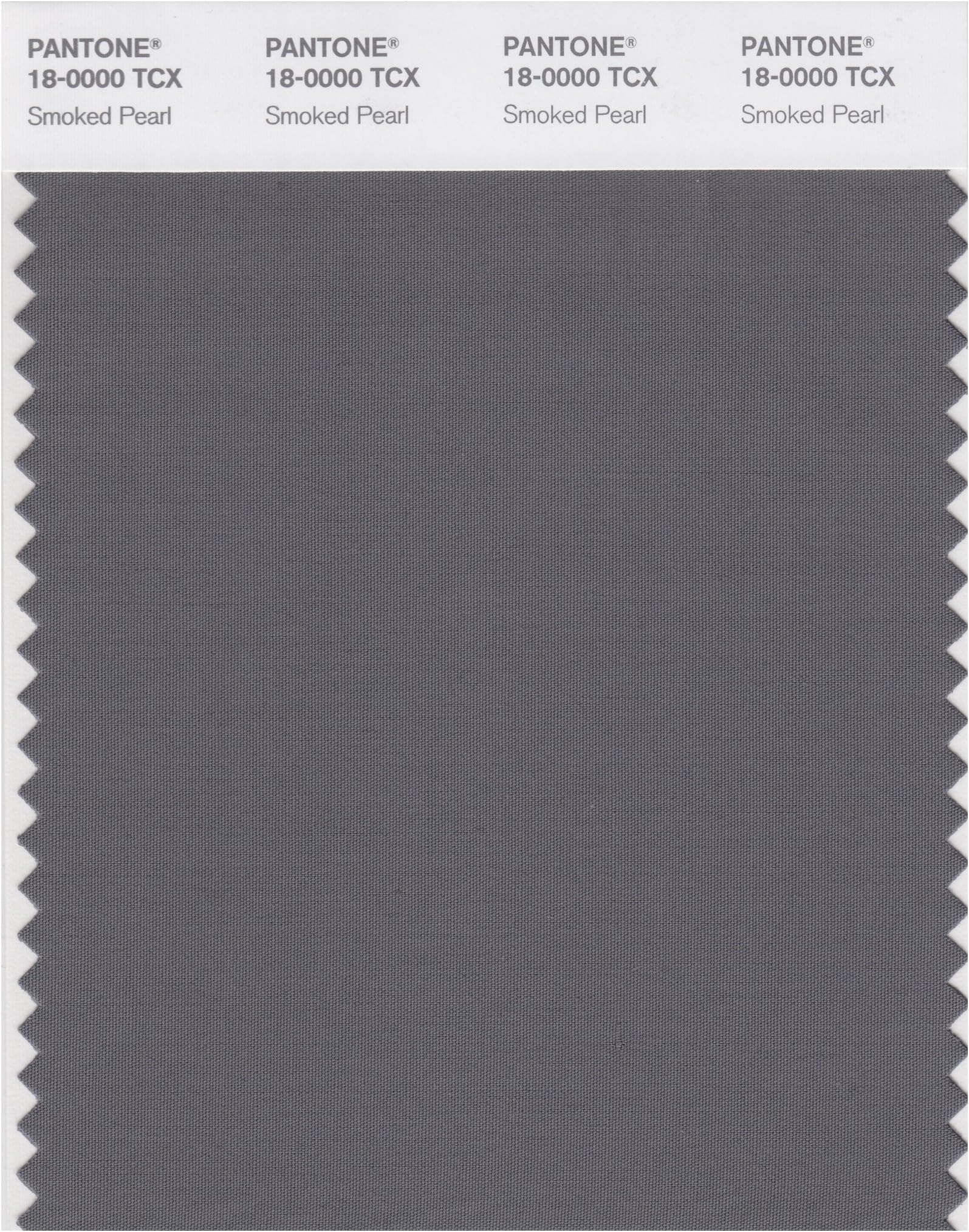 PANTONE Smart 18-0000X Color Swatch Card, Smoked Pearl