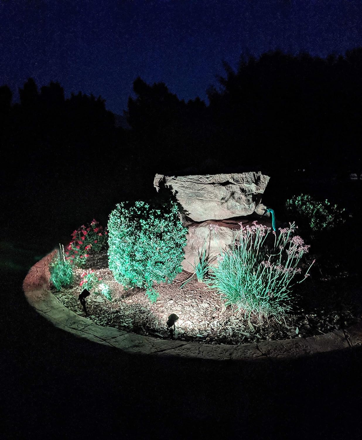 Up To 60% OFF VivaColor RGB LED Landscape Light KIt, APP Controlled, Waterproof, 24v 12 watt Each. Timer, Dimming, Music Sync Programs. Perfect for Highlights, Holidays, Atmosphere.