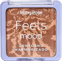 Paleta De Contorno Marmorizado Feels Mood Light HB7527L Ruby Rose