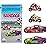 BioSwiss Bandages, Race Cars Shaped Self Adhesive Bandage Set, Latex Free, Sterile Wound Care, 50 Count