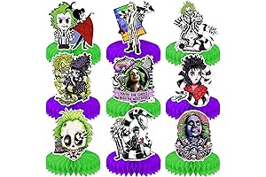9Pcs Halloween Honeycomb Centerpiece Decorations