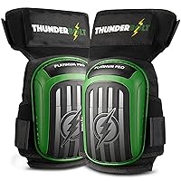 Vista 15 de Rodilleras Thunderbolt para Hombres de Construcción, Rodilleras de Trabajo para Hombres y Mujeres con Doble Gel para Jardinería, Colocación