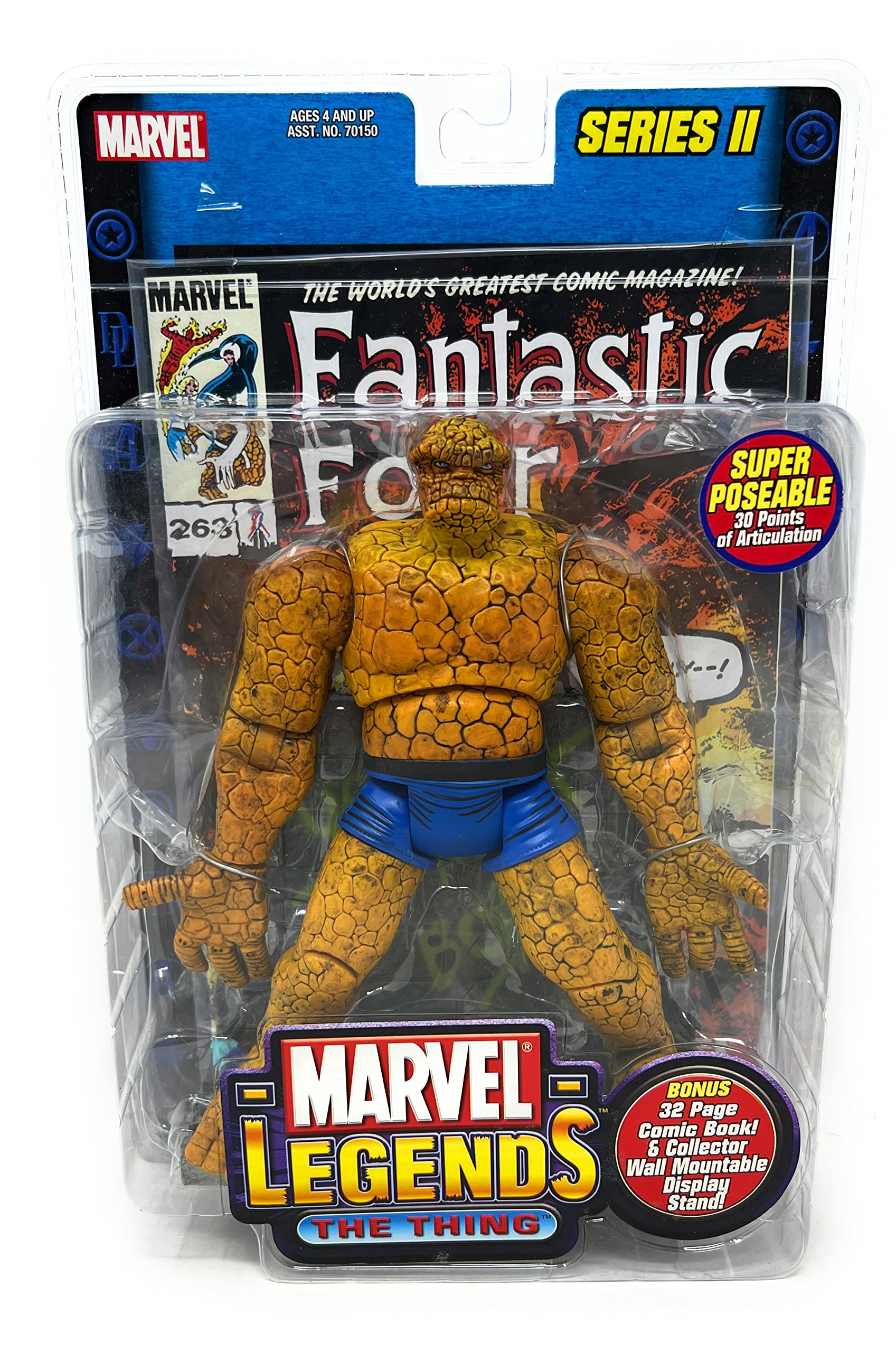マーベル　LEGENDS THE THING Amazon.co.jp: Marvel Legends Series 2 - The Thing Action Figure by