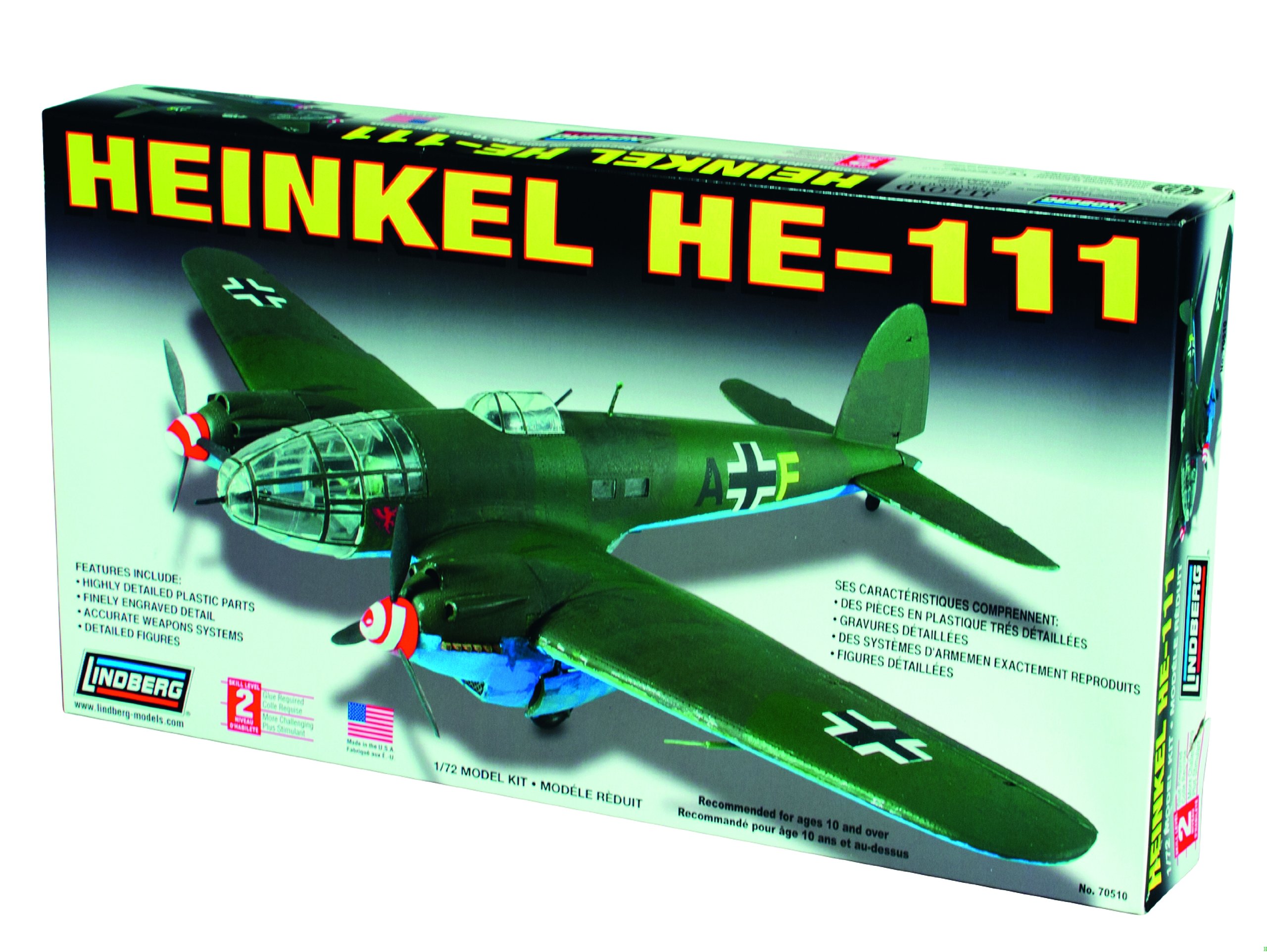 the LINDBERG line ハインケル He-111 完成品 27センチ the LINDBERG
