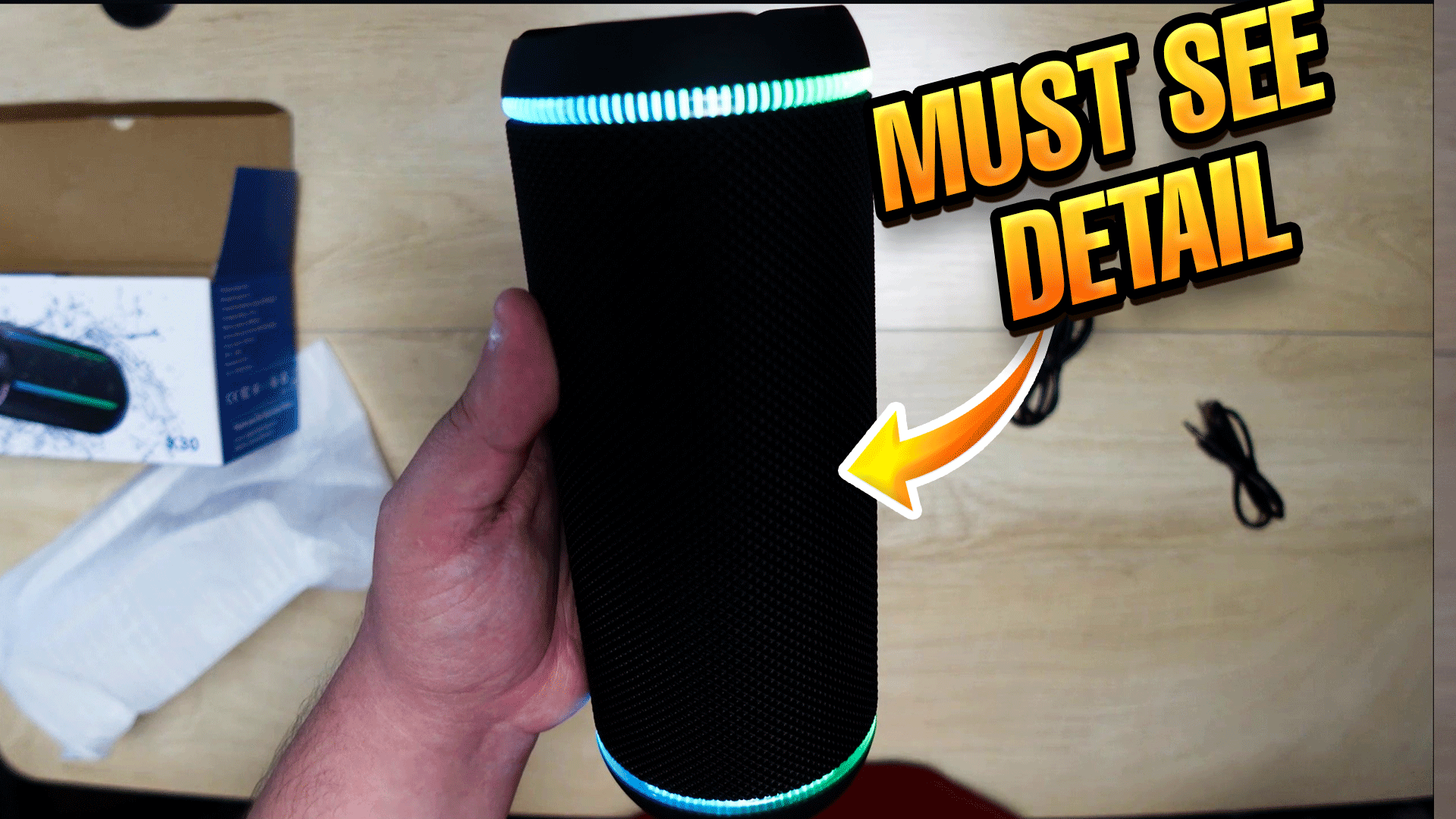 Watch Ortizan X30 Speaker HAS A MUST SEE DETAIL - WATER TESTED on