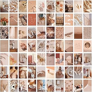 Photo Collage Kit for Wall Aesthetic Pictures 50 Set 4x6 Inch | Boho Cottagecore Indie Room Decor | Cute Wall Art for VSCO...