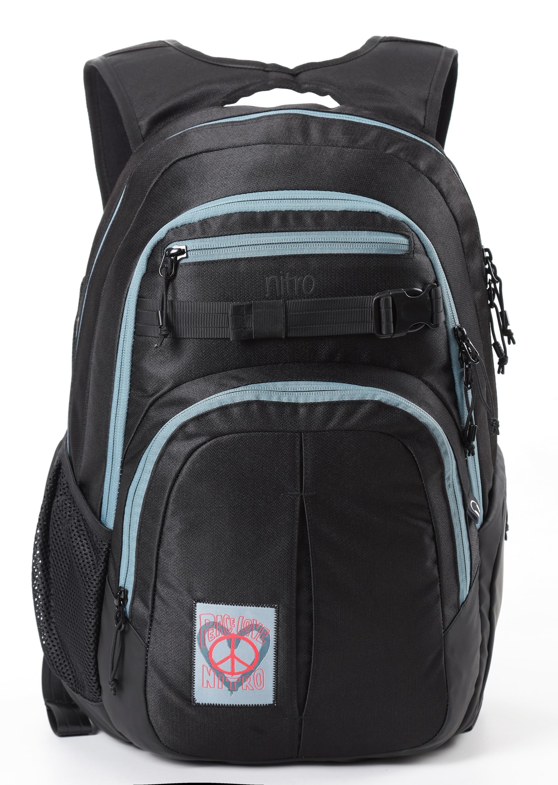 Nitro Chase School Backpack with Organizer with 17 Inch Laptop Compartment, 35 L, Haze, (35L) EU, Rucksack, Mist, (35L) EU, Rucksack