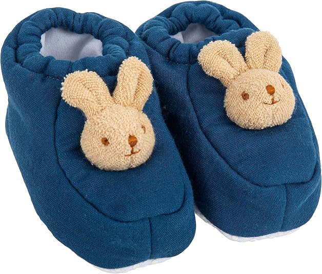 Trousselier Chaussons Souples en Coton Bio Motif Lapin