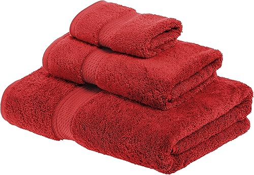 Vista 1122 de SUPERIOR - Juego de toallas de algodón egipcio de 28.22 oz/m², incluye 2 toallas de baño, 2 toallas de mano, 2 toallas para la cara, artículos